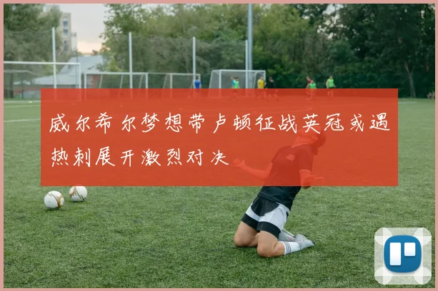 威尔希尔梦想带卢顿征战英冠或遇热刺展开激烈对决